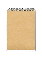 Image showing Spiral closed notebook mockup