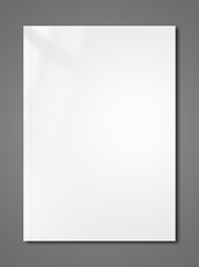 Image showing White Booklet cover template