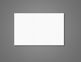 Image showing Blank business card mockup template