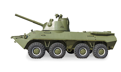 Image showing Soviet self-propelled artillery gun 2?23 "Nona-SVK" was created in 1990