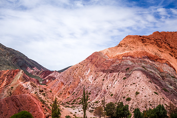 Image showing Purmamarca, hill of the seven colours, Argentina