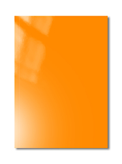 Image showing Orange Booklet cover template