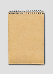 Image showing Spiral closed notebook mockup
