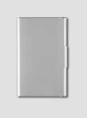 Image showing Closed card holder isolated on grey background