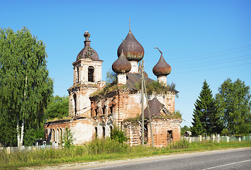 Image showing The ascension Church in the village MYT of Ivanovo region