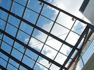Image showing Glass ceiling