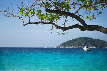 Image showing Beautiful seascape, view from shore