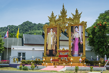 Image showing Portrait beloved royals in the village of Kamala on the island o