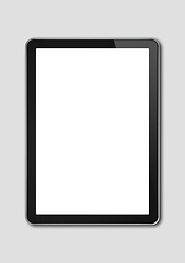 Image showing Digital tablet pc, smartphone template isolated on grey