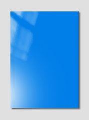 Image showing Blue Booklet cover template