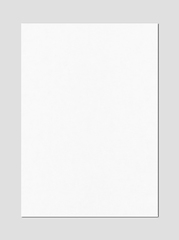 Image showing Blank White A4 paper sheet mockup template