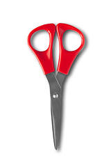 Image showing Pair of scissors isolated on white background