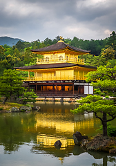 Image showing Kinkaku-ji golden temple, Kyoto, Japan