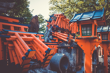 Image showing Gifts at Fushimi Inari Taisha, Kyoto, Japan