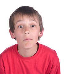 Image showing questioning boy