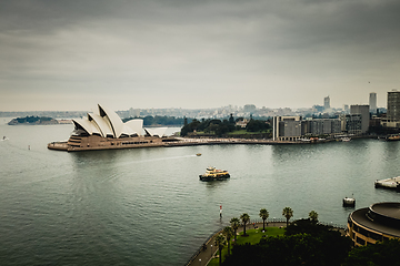 Image showing Sydney city center and Opera House, Australia