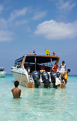 Image showing Boats are used to transport tourist, Thailand