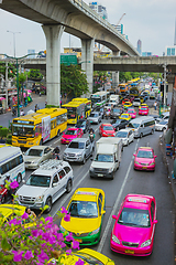 Image showing Traffic jams Bangkok