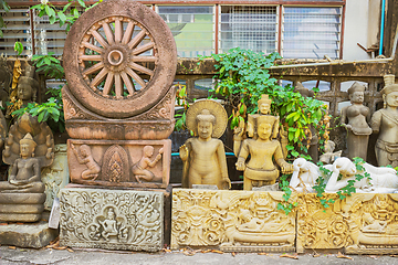 Image showing Character of Thai mythology, sculpture sold