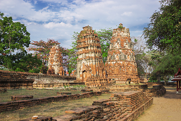 Image showing The ruins of the ancient monastery. Thailand