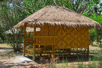 Image showing Bamboo bungalows in Thailand