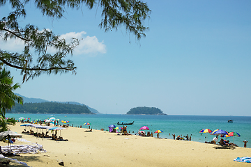 Image showing Relax on the beaches of Phuket. Thailand