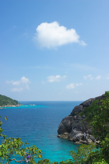 Image showing Beautiful and cosy Bay of the Andaman sea