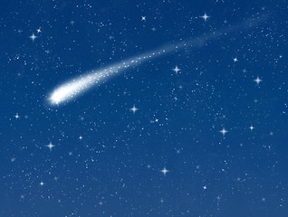 Image showing shooting star