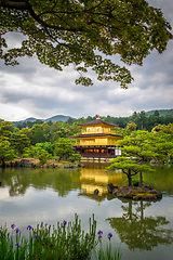 Image showing Kinkaku-ji golden temple, Kyoto, Japan