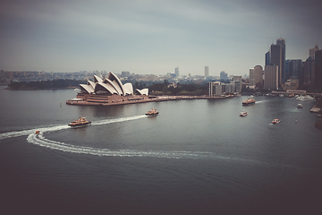 Image showing Sydney city center and Opera House, Australia