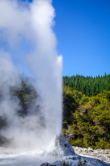 Image showing Geyser in Waiotapu, Rotorua, New Zealand