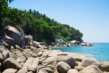 Image showing Beautiful coast of the Andaman Sea