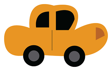 Image showing A taxi vector or color illustration