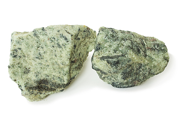 Image showing Two piece apatite ore, raw material for production fertilizers 