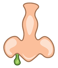 Image showing Mucus vector or color illustration