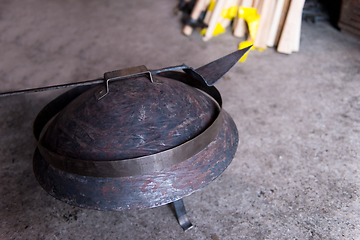 Image showing A blacksmith shop