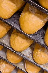 Image showing bread bakery food factory production with fresh products