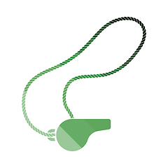 Image showing Whistle on lace icon