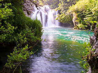 Image showing beautiful waterfall