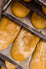 Image showing bread bakery food factory production with fresh products