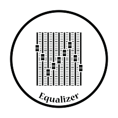 Image showing Music equalizer icon