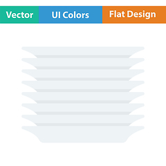 Image showing Plate stack icon