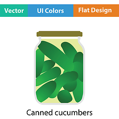 Image showing Canned cucumbers icon