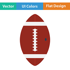 Image showing American football ball icon
