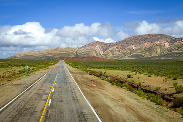 Image showing Desert road in north Argentina quebrada