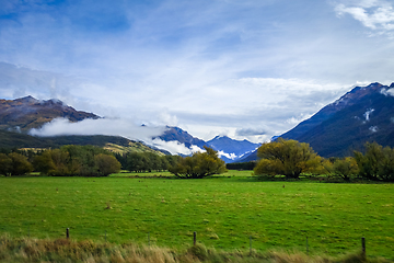 Image showing New Zealand countryside landscape