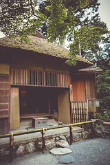 Image showing Building in Kinkaku-ji temple, Kyoto, Japan