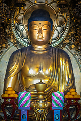 Image showing Golden Buddha in Chion-In Temple, Kyoto, Japan