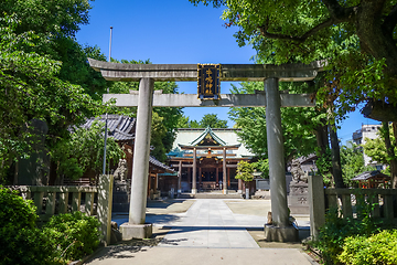 Image showing Ushijima Shrine temple, Tokyo, Japan