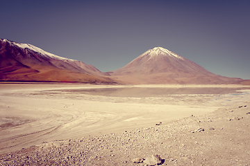 Image showing Clear altiplano laguna in sud Lipez reserva, Bolivia